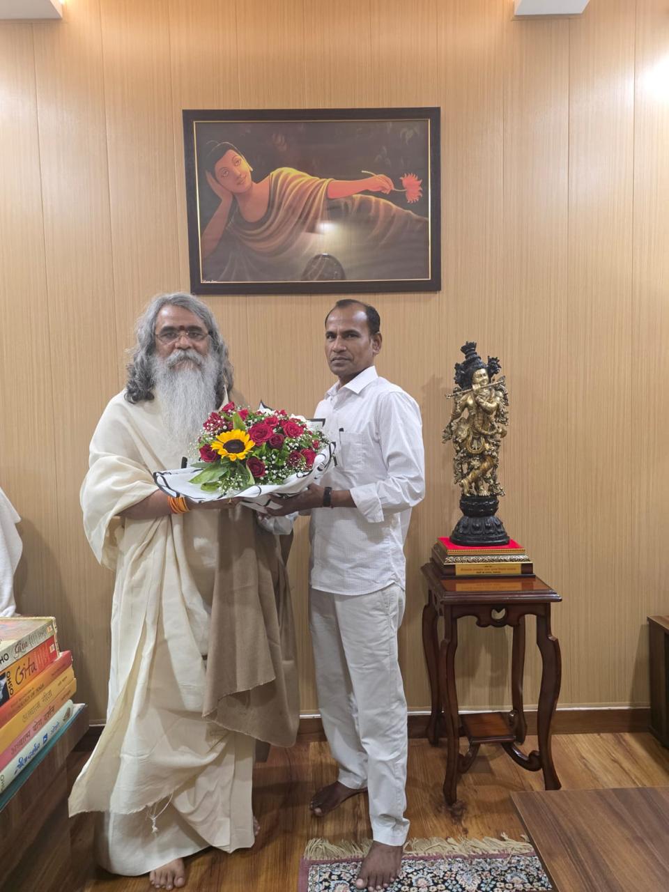 Maharishi Yogi Madhusudan Ji at the ashram